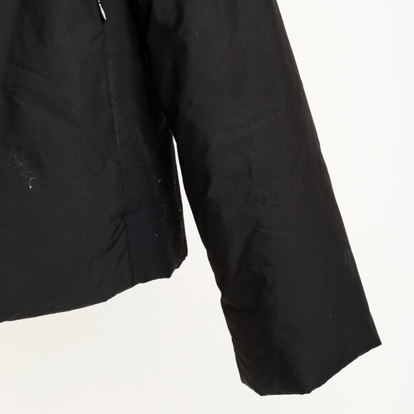 Crea Concept Black Padded Knit-Collar Jacket - Picture 7 of 11